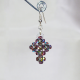 Small Cross - Earrings Theophanie - 3